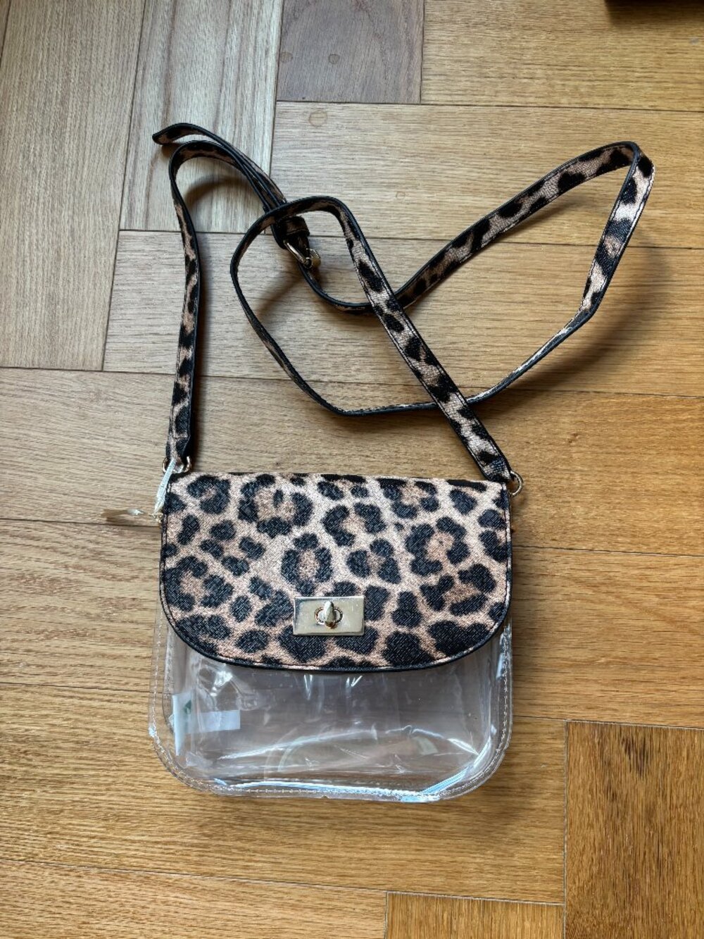 Leopard Clear Game Day Bag